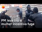 PM leva tira tiro em Paraisópolis e vídeo mostra mulher incentivando a fuga: "Corre...!"