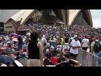 Des heures d'attente et l'espoir d'une bonne place pour assister au feu d'artifice à Sydney