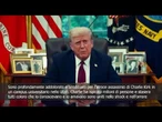 Trump: Sono addolorato e arrabbiato per l'atroce assassinio di Charlie Kirk, era un patriota