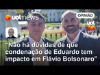 Condenação de Eduardo dói na campanha de Flávio Bolsonaro | Josias de Souza