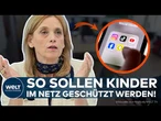 300.000 JUGENDLICHE SÜCHTIG: Prien fordert Social-Media-Altersgrenze ab 13!