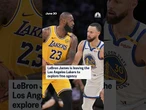LeBron James is leaving the Los Angeles Lakers to explore free agency