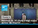 Réunion de 30 chefs d'état-major autour de Macron : Paris veut motiver les alliés européens