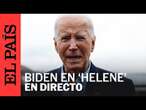 DIRECTO | Joe Biden visita la zona del huracán 'Helene' en Carolina del Norte | EL PAÍS