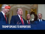 Donald Trump welcomes NATO chief to White House