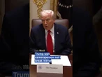 Trump warns cameraperson not to break mirror