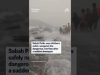 Climbers endure dangerous torrential rains