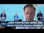 CDU-PARTEITAG: Unstimmigkeit innerhalb der Partei – Fehlt Angela Merkels Präsenz? | WELT Interview