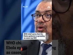 WHO chief warns ebola epidemic 'is outpacing us'