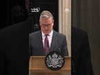 British Prime Minister Keir Starmer announces that he will resign