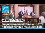 Afrique du Sud : le gouvernement d'union nationale tangue mais ne rompt pas • FRANCE 24