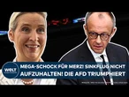DEUTSCHLAND: Mega-Schock für Merz! Unaufhörlicher Sinkflug! Die AFD triumphiert!