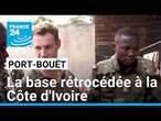 Port-Bouët : la base rétrocédée à la Côte d'Ivoire le 20 février • FRANCE 24