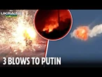 Ukrainian drones strike deep into Donetsk as Kyiv Patriots smash incoming missiles
