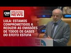 Lula se compromete a reduzir as emissões de todos os gases do efeito estufa entre 59-67% | CNN 360°