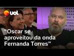 Oscar 2025 quis surfar na 'onda Fernanda Torres' ao pôr melhor atriz só no fim, aponta Chico Barney