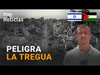 NETANYAHU ordena ATAQUES al sur de GAZA y HAMÁS denuncia que ISRAEL VIOLA el ALTO EL FUEGO | RTVE