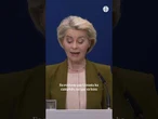 Von der Leyen anuncia el 'inicio formal de las negociaciones' de adhesión de Ucrania y Moldavia