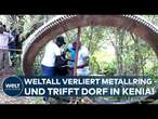 KENIA: Aufregung in Mukuku! Weltraumschrott landet in Kenia-Dorf! 500 Kilo schwerer Metallring