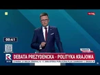 Hołownia: najważniejsze jest dziś bezpieczeństwo Polek i Polaków | Debata Prezydencka