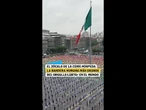 La bandera LGBTQ humana más grande del mundo en el ZÓCALO #shorts