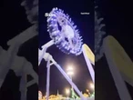 Terrifying moment swinging ‘360 Degrees’ amusement park ride splits in HALF