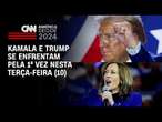 Kamala e Trump se enfrentam pela 1ª vez nesta terça-feira (10) | CNN NOVO DIA