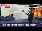 How did Los Angeles wildfires take hold? Sky's Tom Cheshire explains