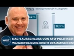 OB-WAHL LUDWIGSHAFEN: Ausschluss von AfD-Mann - Beteiligung eingebrochen, viele ungültige Stimmen!