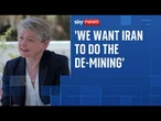 Foreign Sec says UK 'standing ready' to help on de-mining Strait of Hormuz