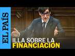 Salvador Illa sobre la financiación singular: 