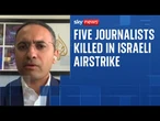 'Clear strategy' from the IDF to 'silence' journalists, says Al Jazeera editor
