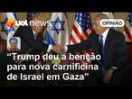 Israel x Gaza: Trump quer paz desde que ele dite os termos e seus aliados se deêm bem, diz Sakamoto