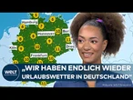 SOMMER MACHT EIN COMEBACK: Hier steigt das Thermometer wieder auf 30 Grad! | WELT WETTER