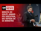 Minuta jamais foi discutida, diz defesa de Anderson Torres | CNN 360°