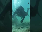 Il cimitero di rifiuti recuperati al largo dell'isola greca di Alonissos