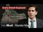 The Bryan Kohberger Murder Spree Mapped by a Forensic Expert | Murder Maps | Daily Mail