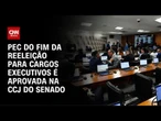 CCJ do Senado aprova PEC unificando as eleições em 2034 | CNN PRIME TIME