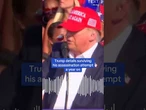 Trump recounts what went through his mind after surviving the assassination attempt a year ago