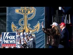 ‘Hooyah, Navy!’: Melania Trump marks 250 years of American sea power