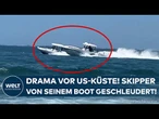 DRAMA VOR FLORIDA: Boot gerät außer Kontrolle! US-Küstenwache gelingt spektakuläre Aktion!