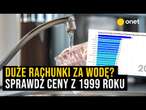 Wysokie rachunki za wodę? Zobacz, jak zmieniała się cena za m3 wody od 1999 roku