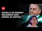 Bolsonaro quer Michelle no Senado; candidatura fica em aberto após saída do PL Mulher
