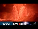 HAWAII: Spektakel auf Big Island! Vulkan Kilauea ausgebrochen! Riesige Lava-Fontänen | WELT LIVE