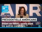 Présidentielle américaine : Kamala Harris favorite, quels autres candidats ? • FRANCE 24