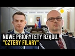 Konferencja prasowa ministra Macieja Berka i rzecznika rządu Adama Szłapki