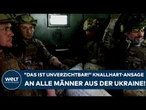 PUTINS KRIEG: "Das ist unverzichtbar!" Knallharte Ansage an alle Männer aus der Ukraine!