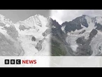 How Switzerland's glaciers have rapidly declined | BBC News