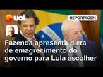 Corte de gastos: Fazenda apresenta dieta de emagrecimento do governo para Lula escolher | Toledo