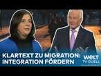 WELT TV-DUELL: Katrin Göring-Eckardt zur Migration in Deutschland: „Unsere Regeln gelten für alle!“